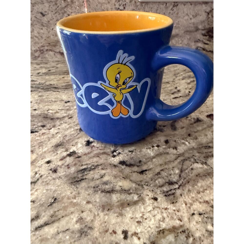 Tweety Bird Coffee Cup Mug Vintage 1996 Warner Bros.